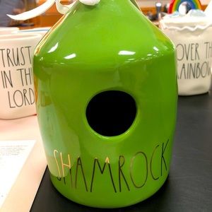Rae Dunn Shamrock Birdhouse